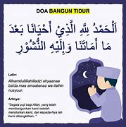 Doa Bangun Tidur Cepat