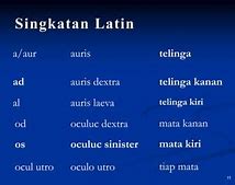 Laris Dalam Bahasa Latin